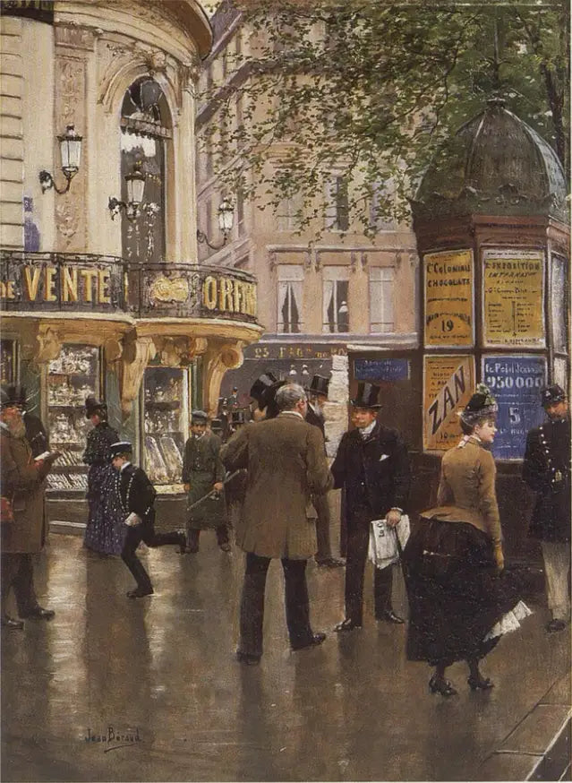 En el bulevar - Jean Béraud