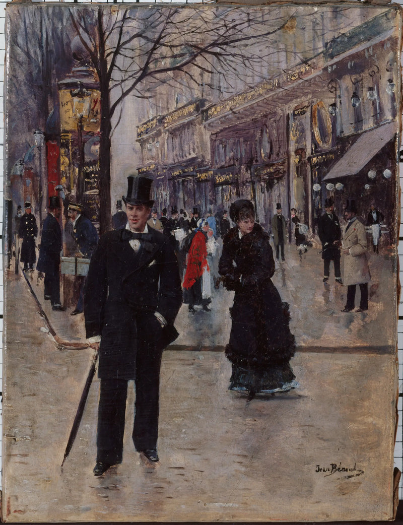 En el bulevar - Jean Béraud
