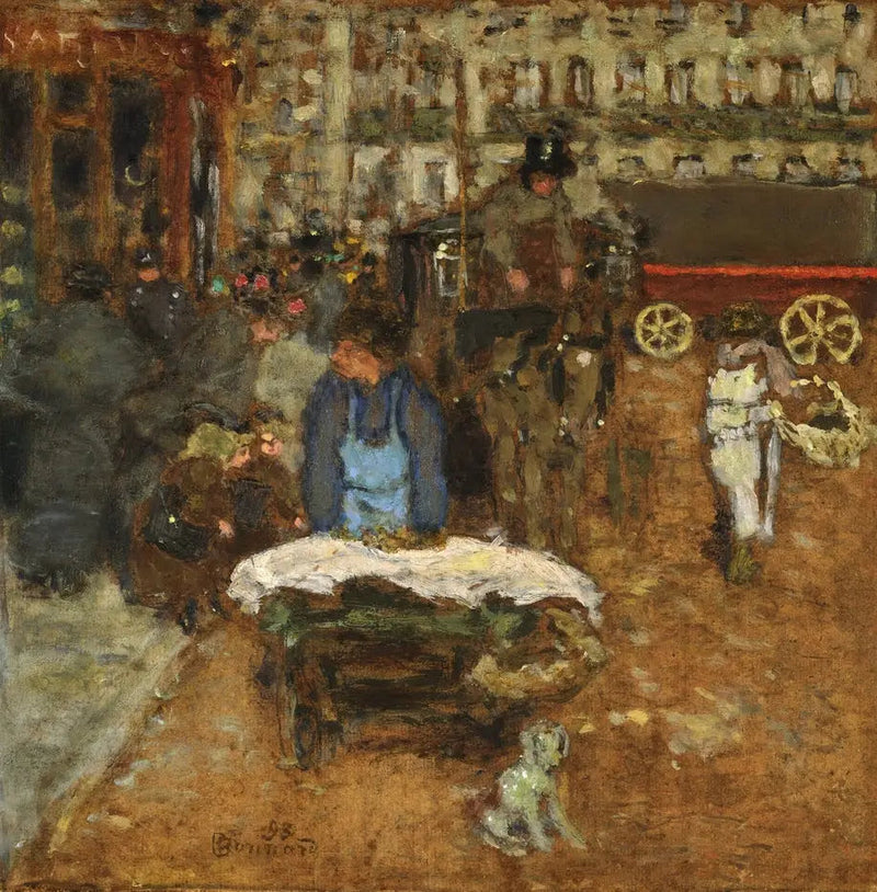 En el bulevar - Pierre Bonnard