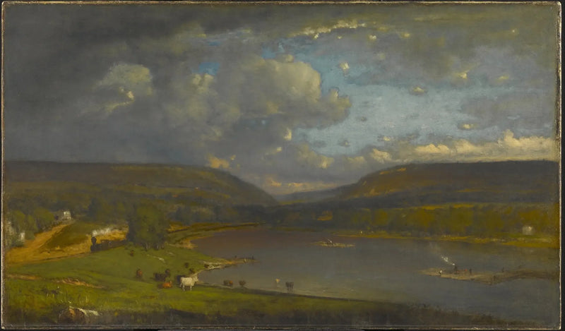 En el río Delaware - George Inness