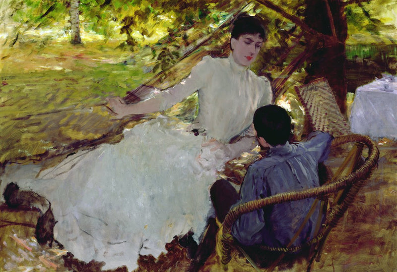Sobre la hamaca - II - Giuseppe De Nittis