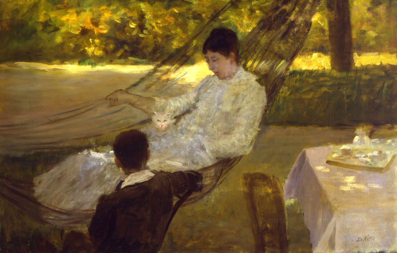 Sobre la hamaca - III - Giuseppe De Nittis