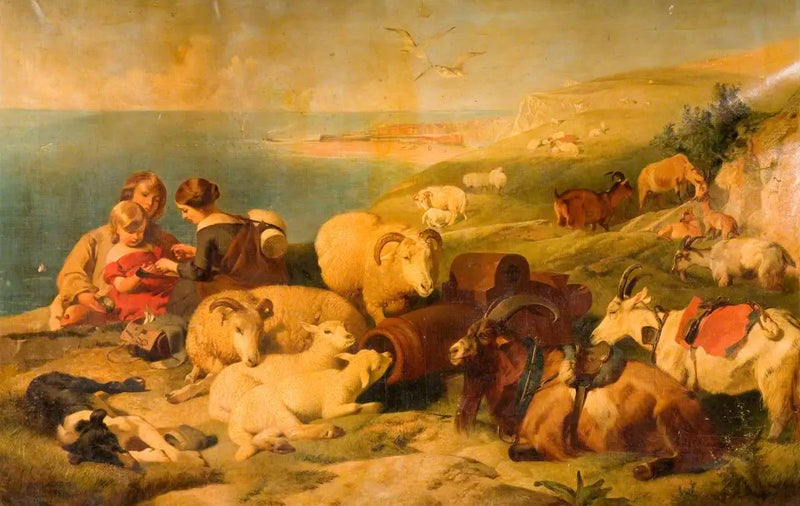 En los Downs - Edwin Henry Landseer