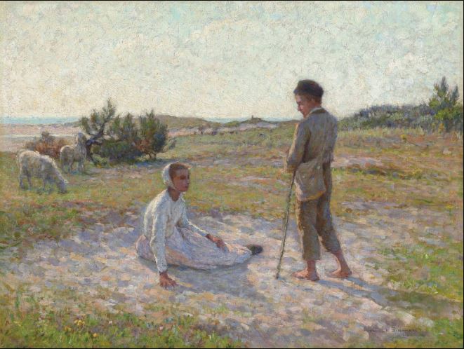 Sobre las dunas, Étaples - Henri Le Sidaner