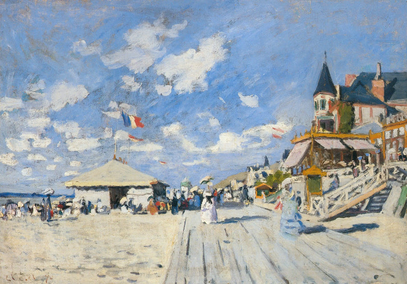 En las tablas de Trouville - Claude Monet