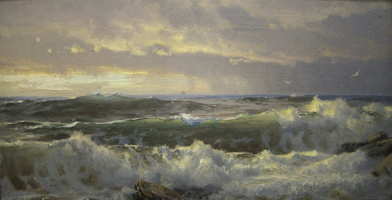 Surf en las rocas - William Trost Richards