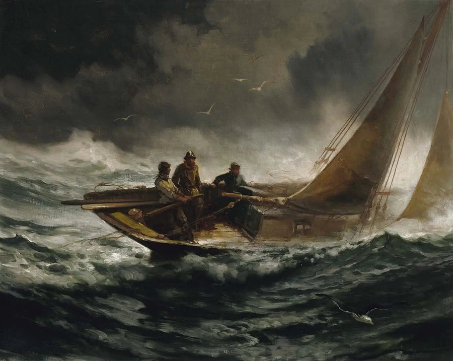 Superar una tormenta - Edward Moran