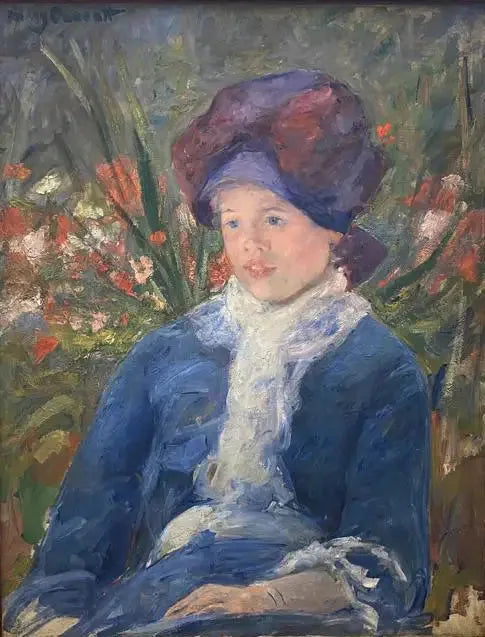 Susan sentada en un jardín - Mary Cassatt