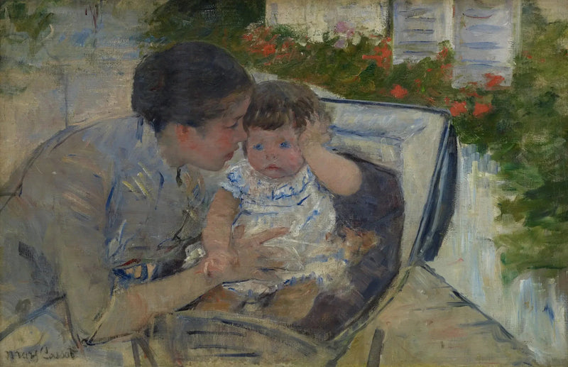 Susan reconfortando al bebé - Mary Cassatt