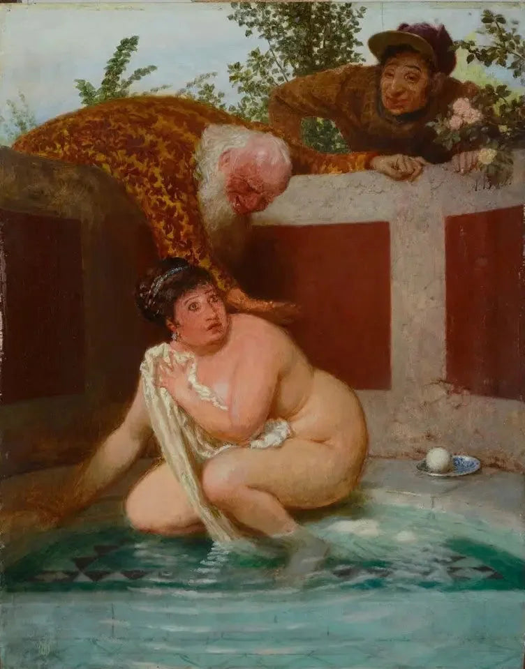 Susana y los dos ancianos - Arnold Böcklin