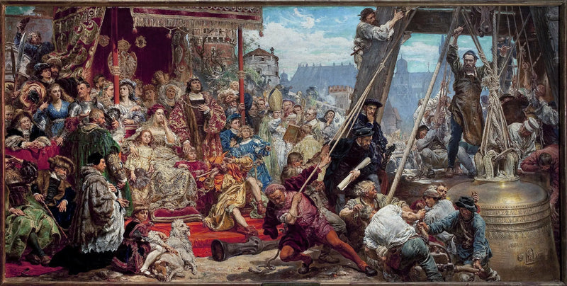 Suspensión de la Campana Sigismond - Jan Matejko
