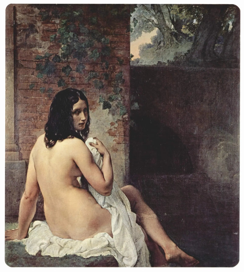 Suzanne en el baño - Francesco Hayez