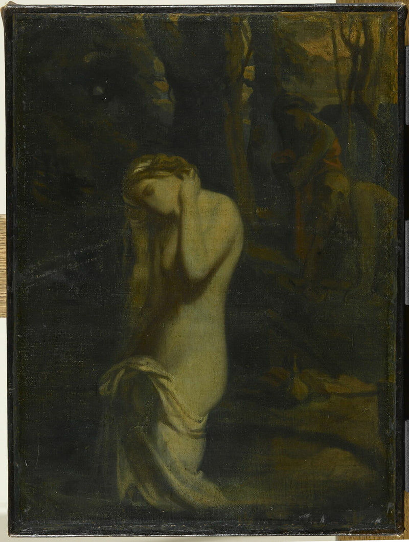 Suzanne en el baño - Théodore Chassériau