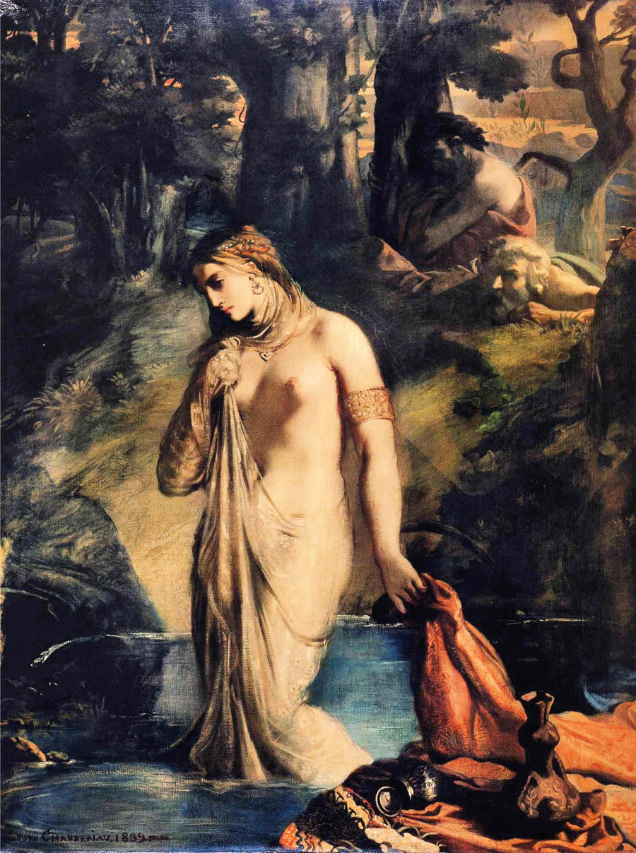 Suzanne en el baño - Théodore Chassériau