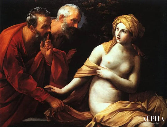 Suzanne et les anciens - Guido Reni Reproductions de tableaux à la peinture à l’huile