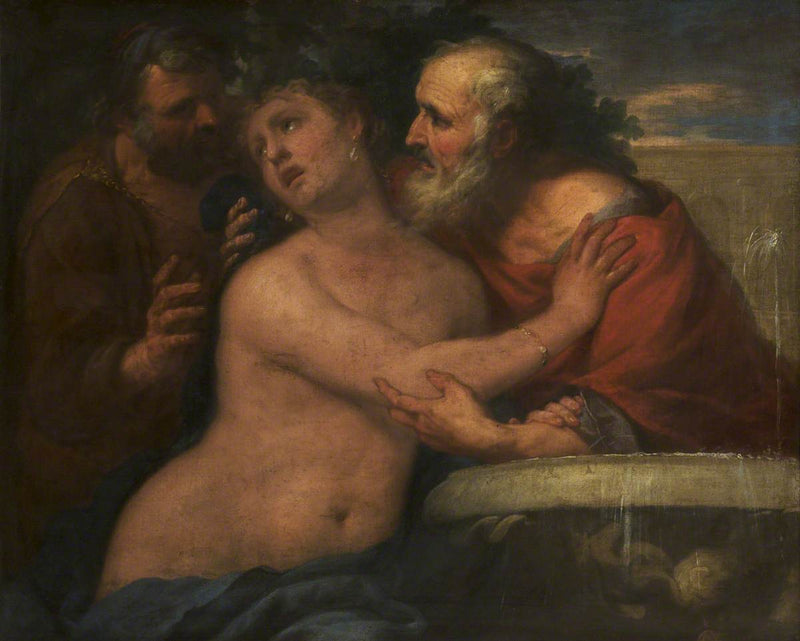 Suzanne y los antiguos - Luca Giordano