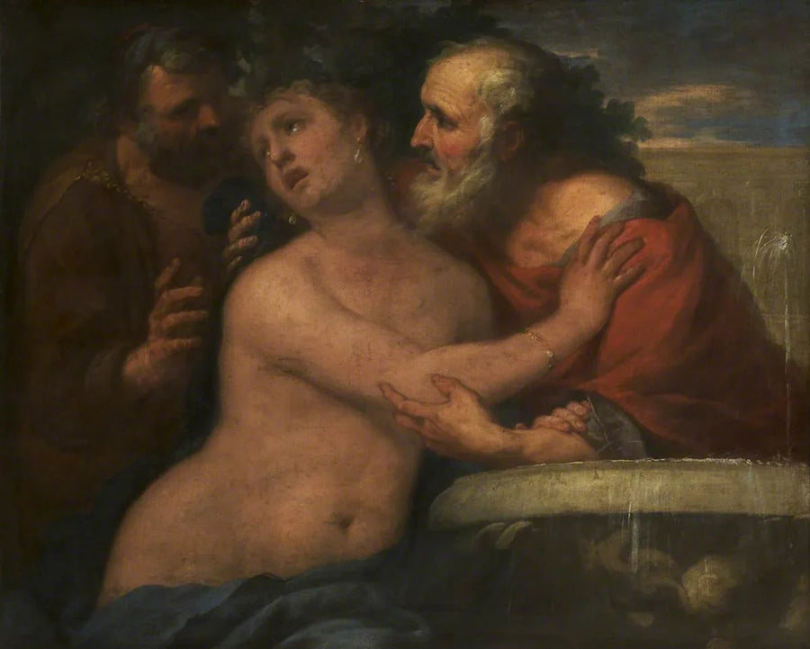 Suzanne y los antiguos - Luca Giordano