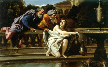 Suzanne y los ancianos - Annibale Carracci