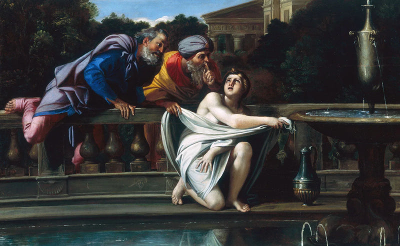 Suzanne y los ancianos - Annibale Carracci