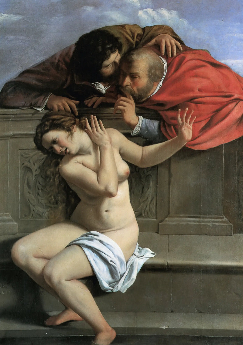 Suzanne y los ancianos - Artemisia Gentileschi
