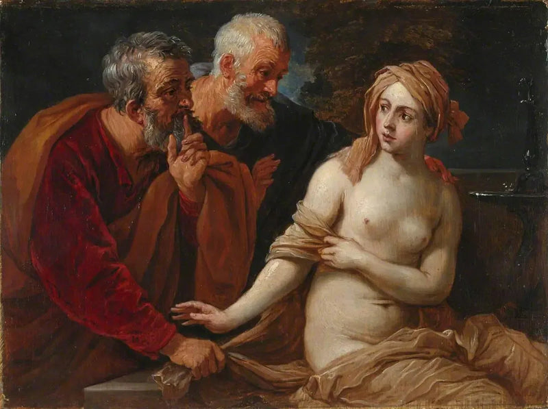 Suzanne y los ancianos (según Guido Reni) - David Teniers el Joven