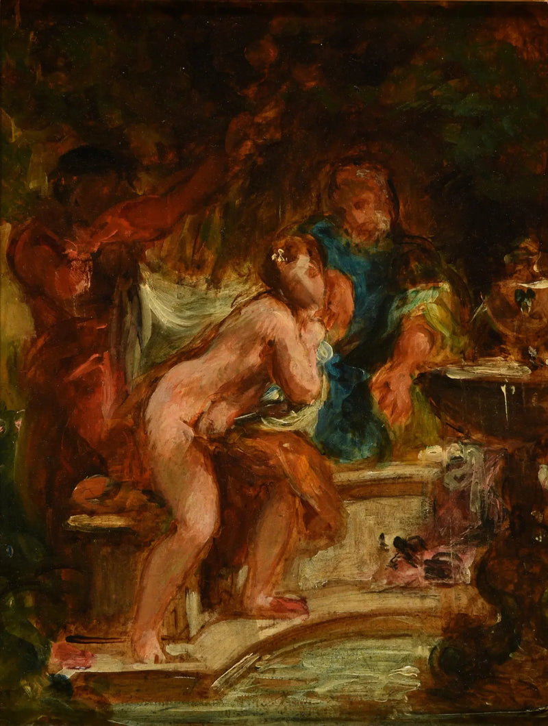 Suzanne y los viejos - Eugène Delacroix