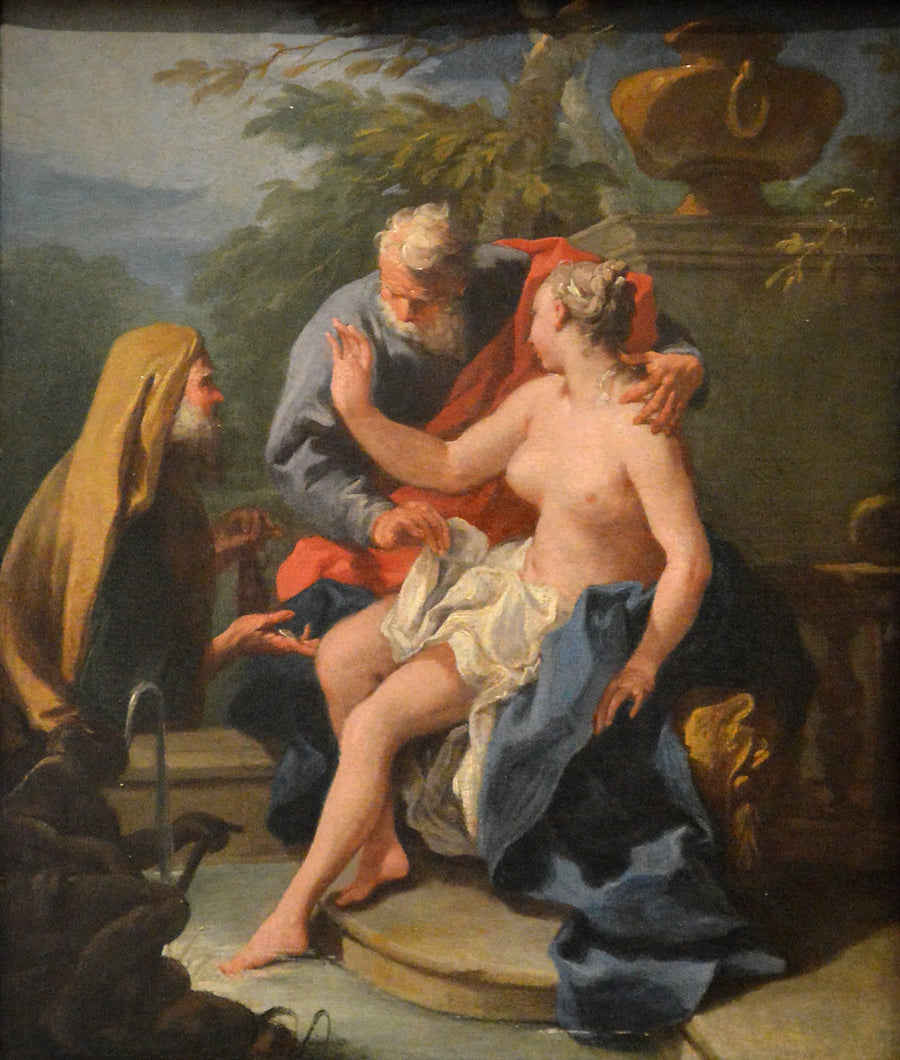 Suzanne y los ancianos - Giovanni Battista Pittoni