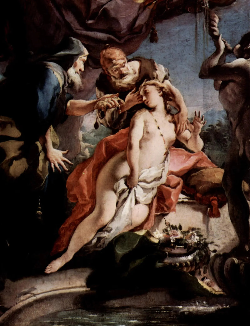 Suzanne y los ancianos - Giovanni Battista Tiepolo