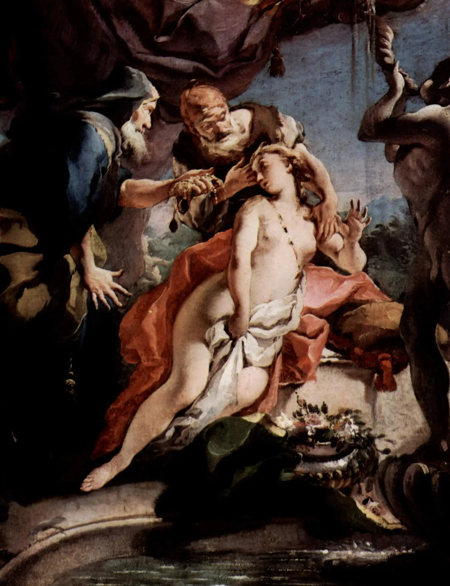 Suzanne y los ancianos - Giovanni Battista Tiepolo