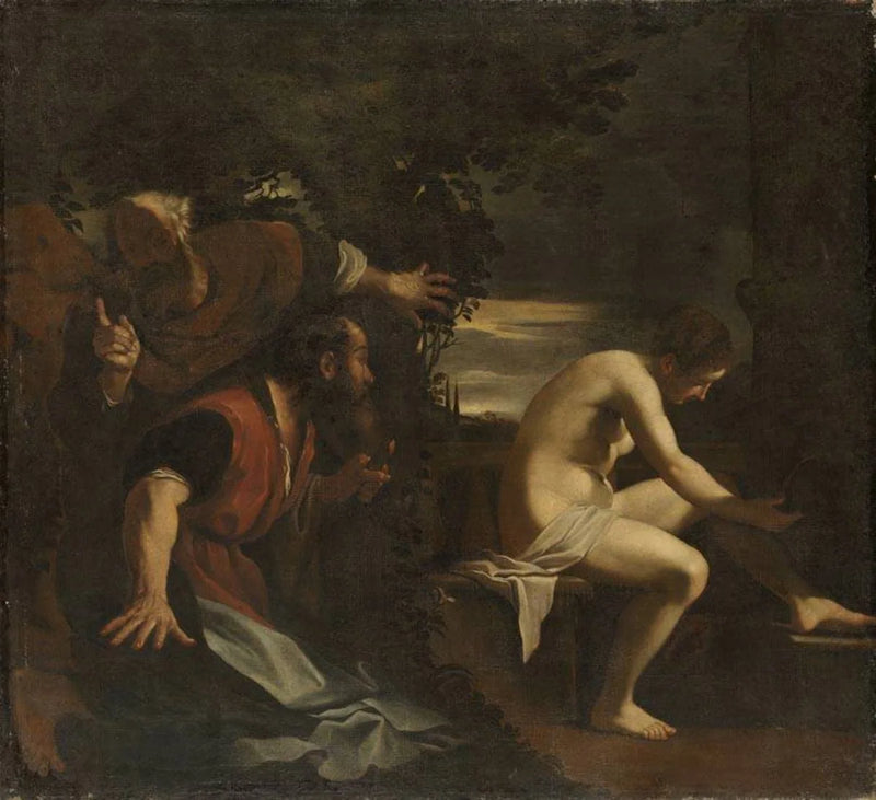 Suzanne y los ancianos. - Guercino