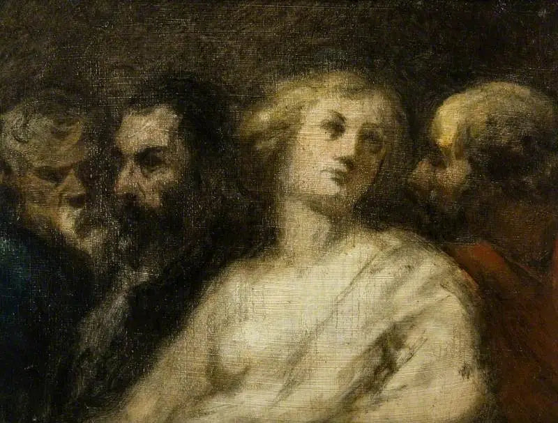Suzanne y los ancianos - Honoré Daumier