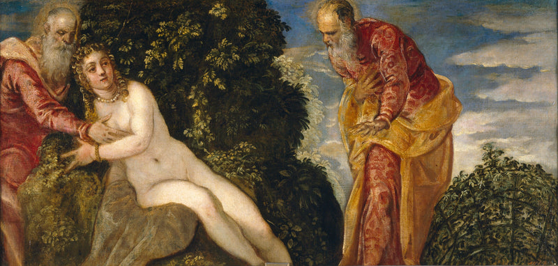 Suzanne y los ancianos - Jacopo Tintoretto