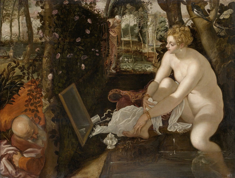 Suzanne y los ancianos - Jacopo Tintoretto