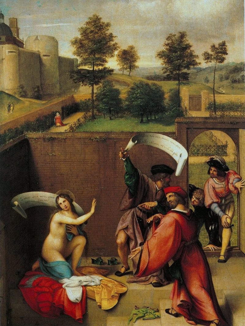 Suzanne y los ancianos - Lorenzo Lotto