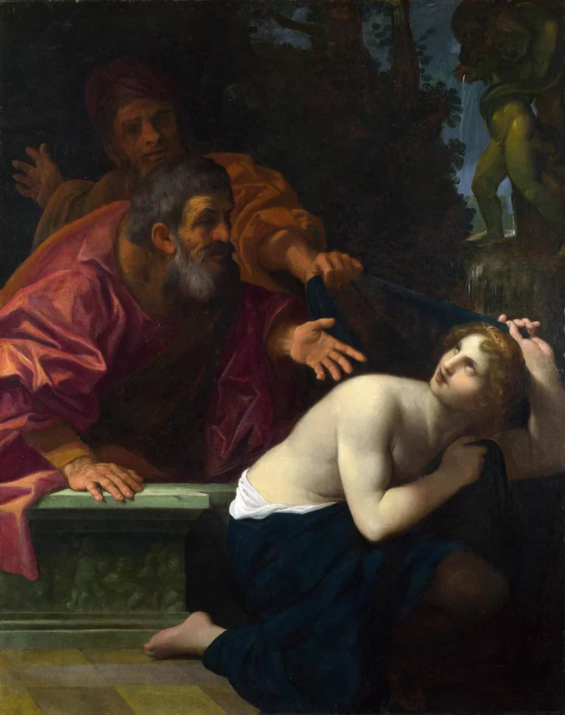 Suzanne y los ancianos - Ludovico Carracci