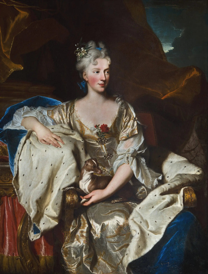 Suzanne-Henriette d'Elbeuf, duquesa de Mantua - Hyacinthe Rigaud