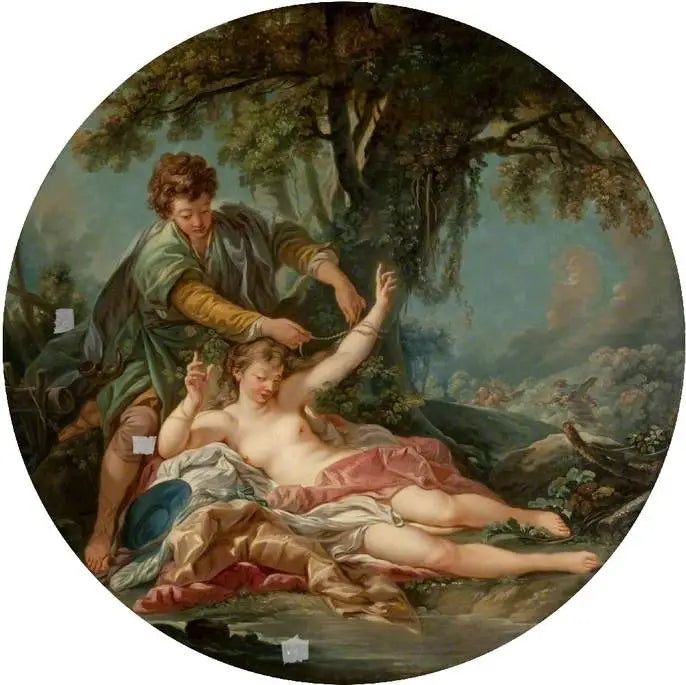 Sylvia salvada por Amintas - François Boucher