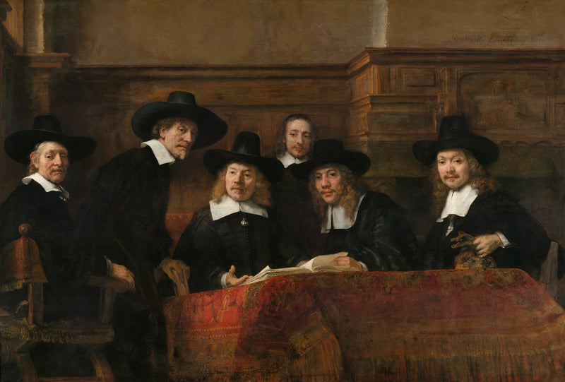 El Síndico del gremio de los tejedores - Rembrandt