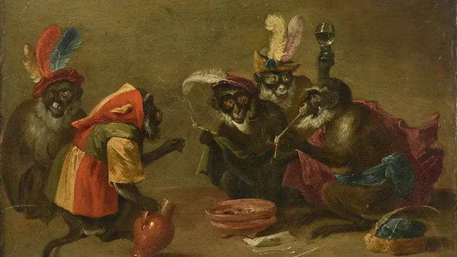 Taberna de monos - David Teniers el Joven