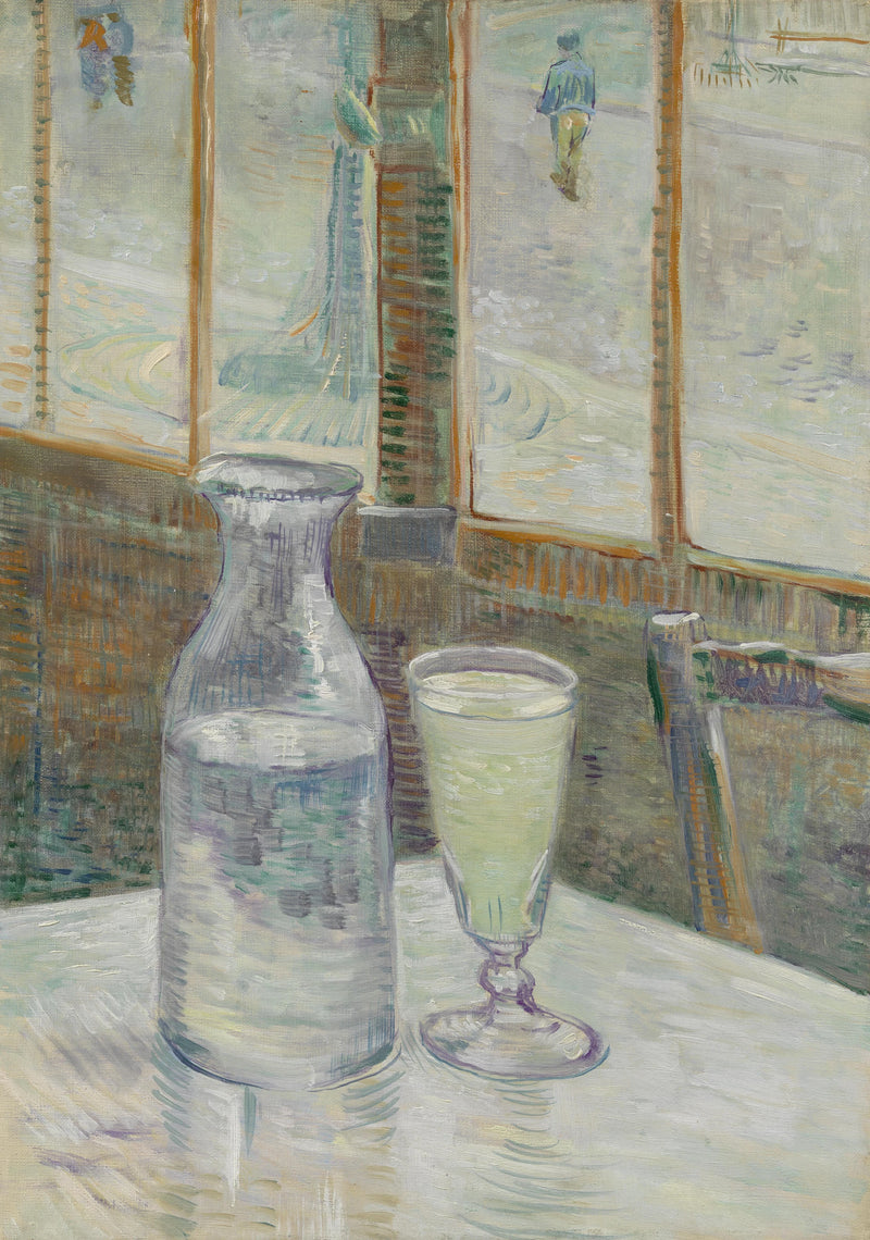 Mesa de café con absenta - Vincent van Gogh
