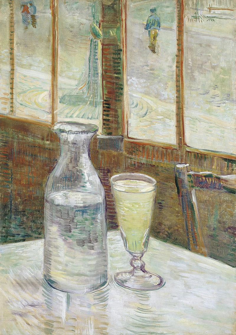 Mesa de café con absenta - Vincent van Gogh