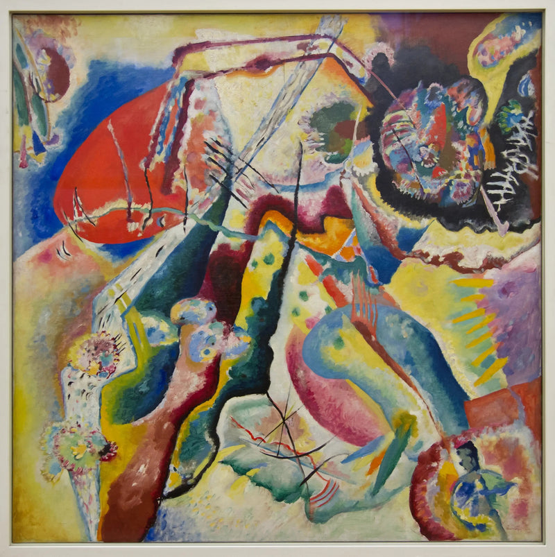 Cuadro con mancha roja - Vassily Kandinsky