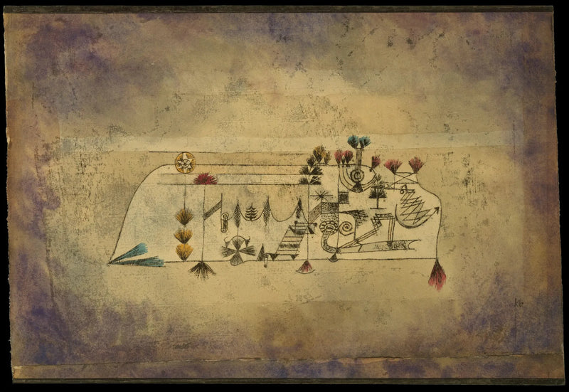 Cuadro de las Almas de Todos los Santos - Paul Klee