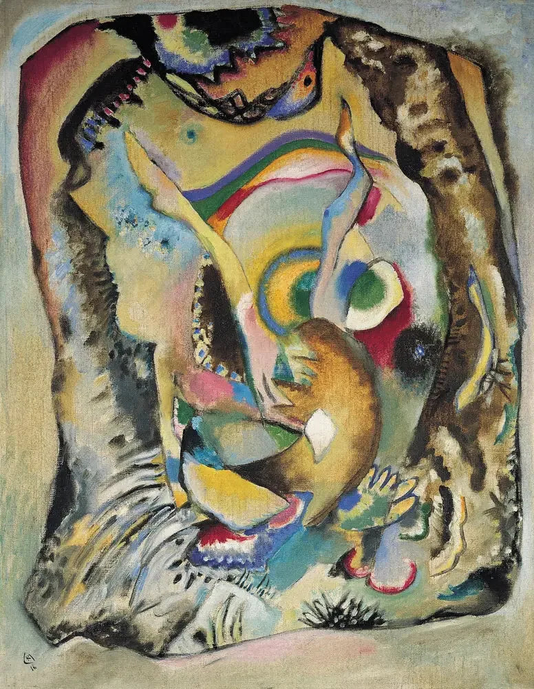 Cuadro sobre fondo claro - Vassily Kandinsky