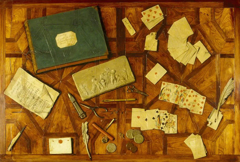 Mesa en trompe-l'œil - Louis-Léopold Boilly