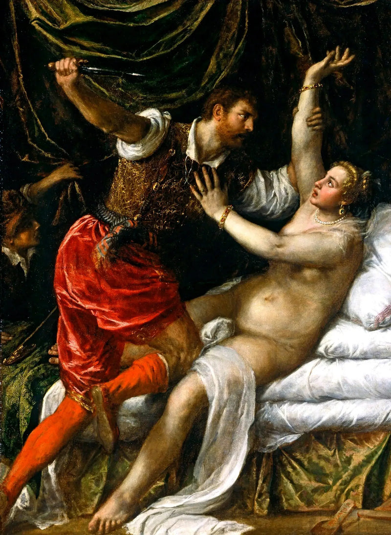 Tarquinio y Lucrecia - Tiziano