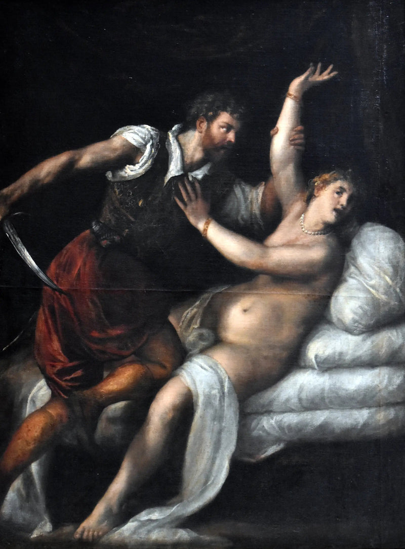 Tarquinio y Lucrecia - Tiziano