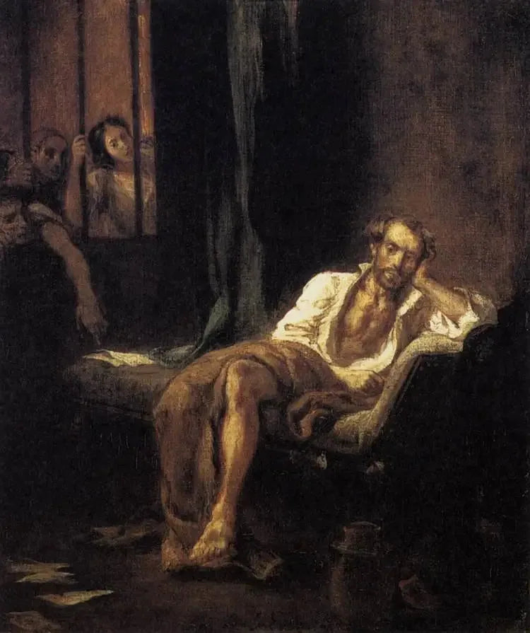 Taza en el hospital de St Anne Ferrara - Eugène Delacroix
