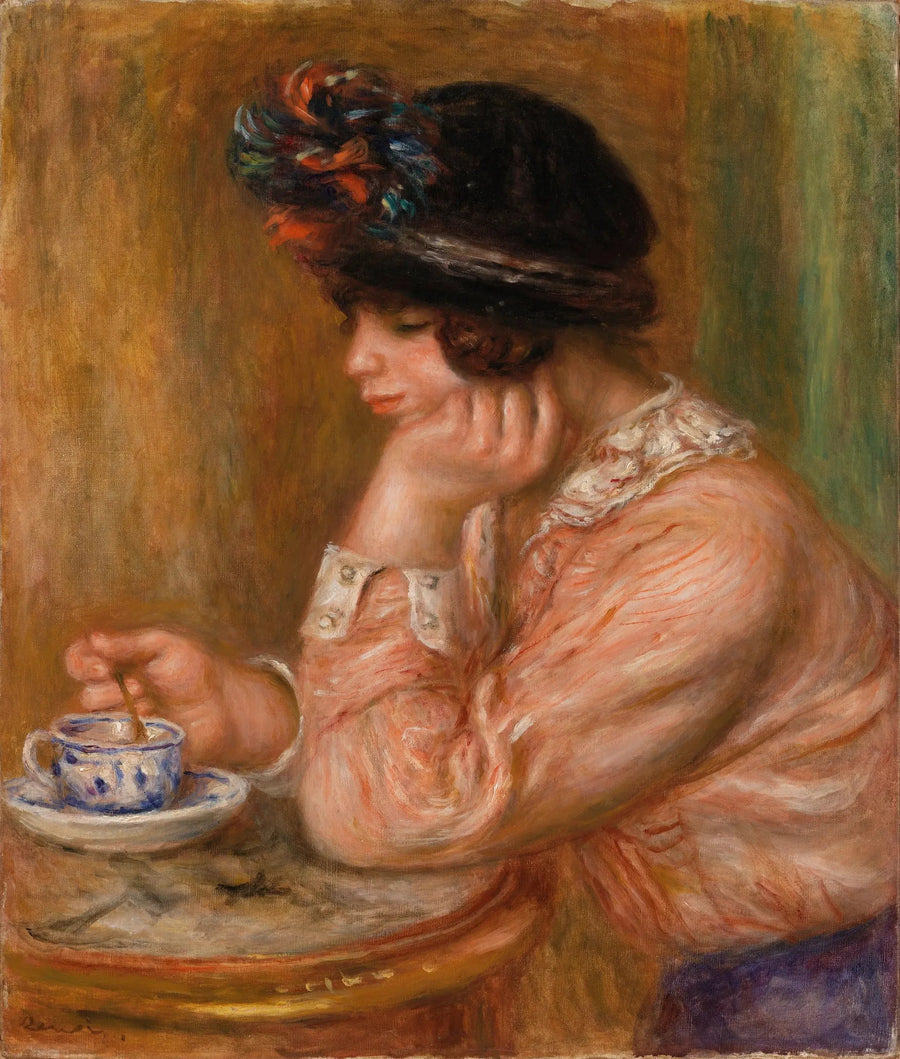 Taza de chocolate (La Taza de chocolate) - Pierre-Auguste Renoir
