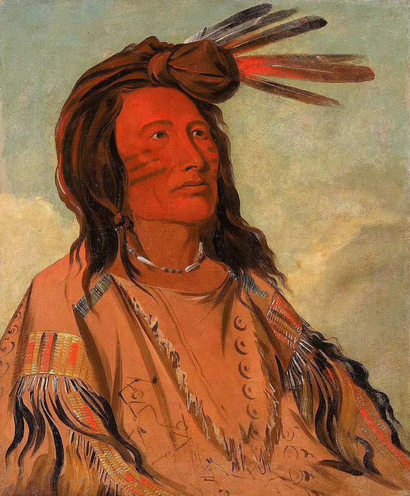 Tchán-dee, Tabaco, un chef Oglala - George Catlin